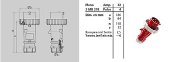 macho volante para container