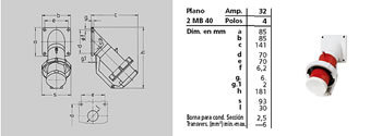 macho sobrepuesto para container